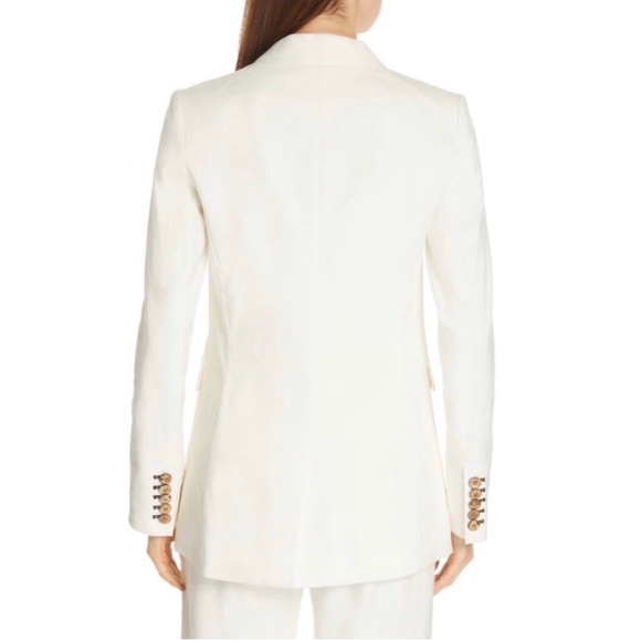 Veronica Beard Gaya Dickey Jacket White Size 10 - Picture 4 of 12